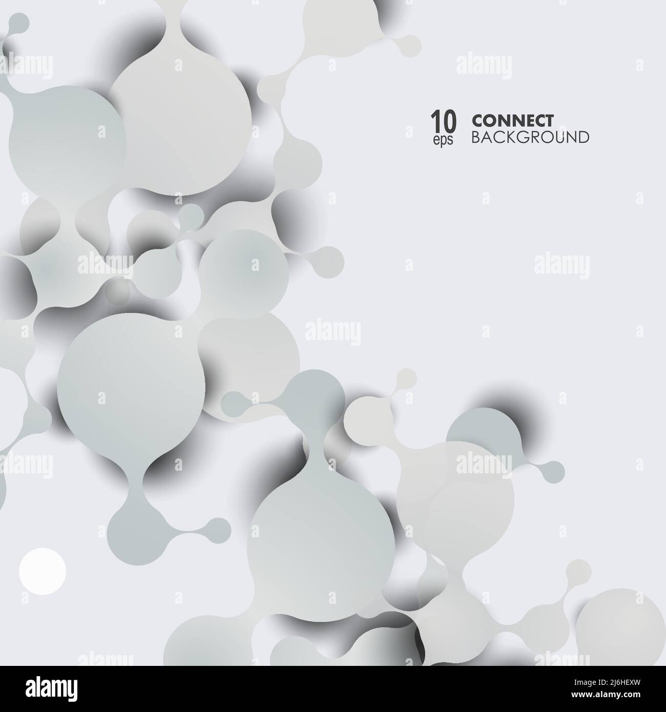Abstract molecules background with cells Stock Vector Image & Art - Alamy