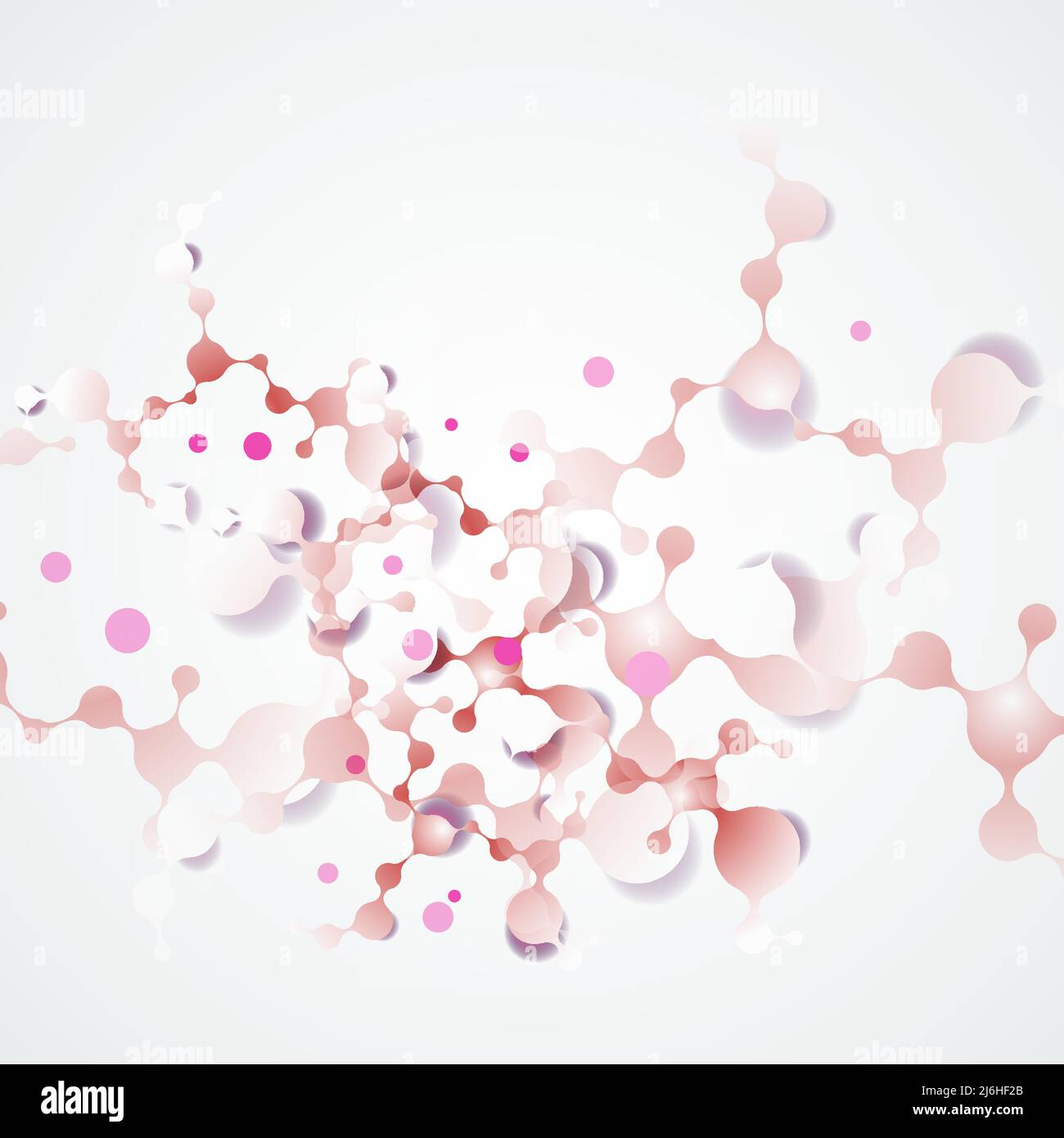 Abstract beautiful structure and DNA molecule Stock Vector