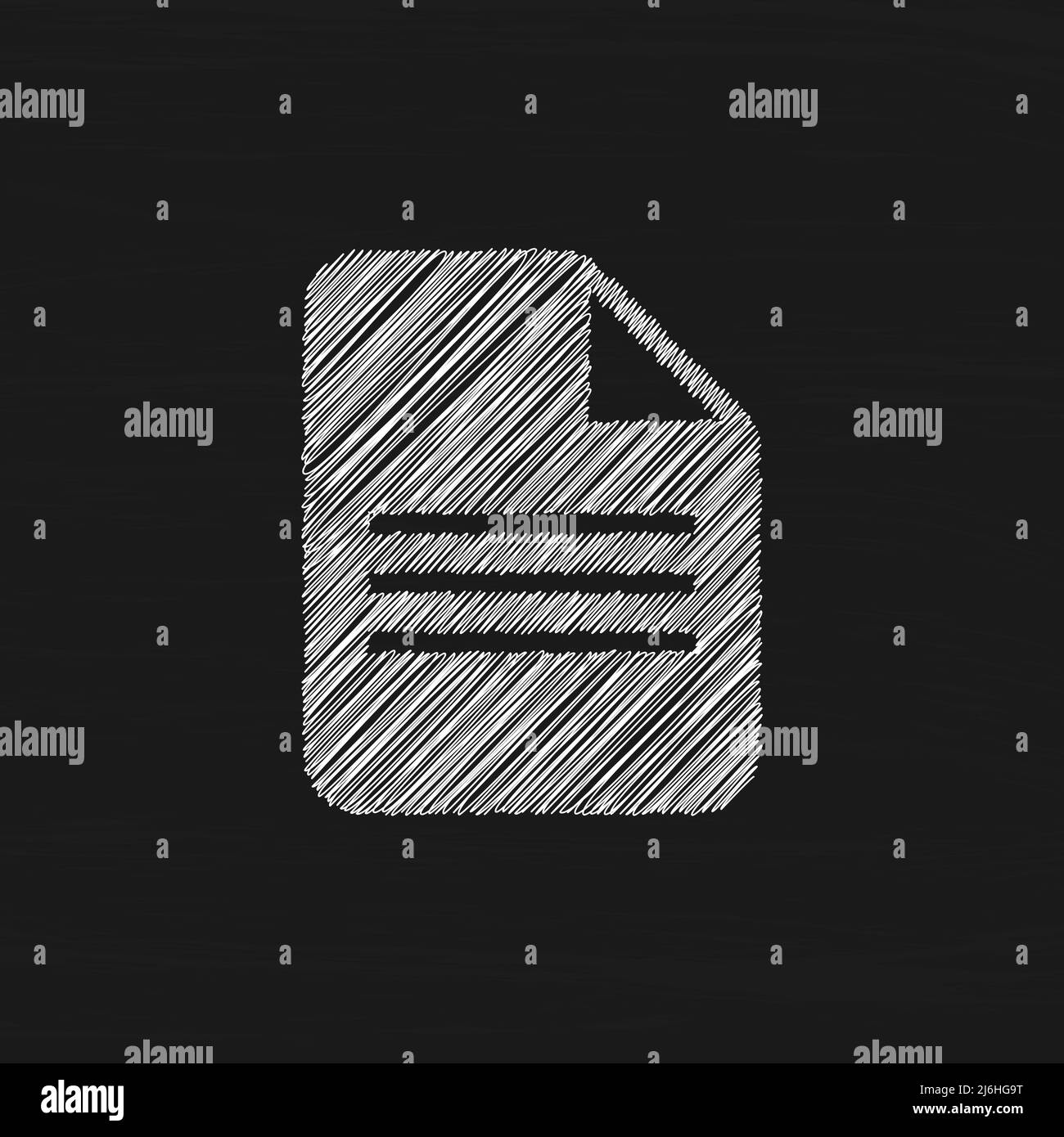 Document white sketch vector icon. Flat design Stock Vector Image & Art ...