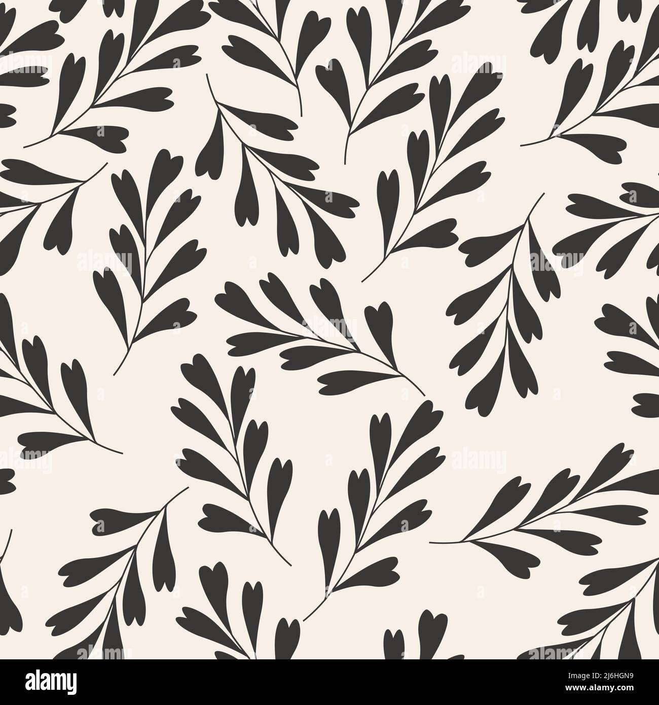 Twigs Pattern Simple flower twig seamless pattern design for wallpaper, wrapping ...