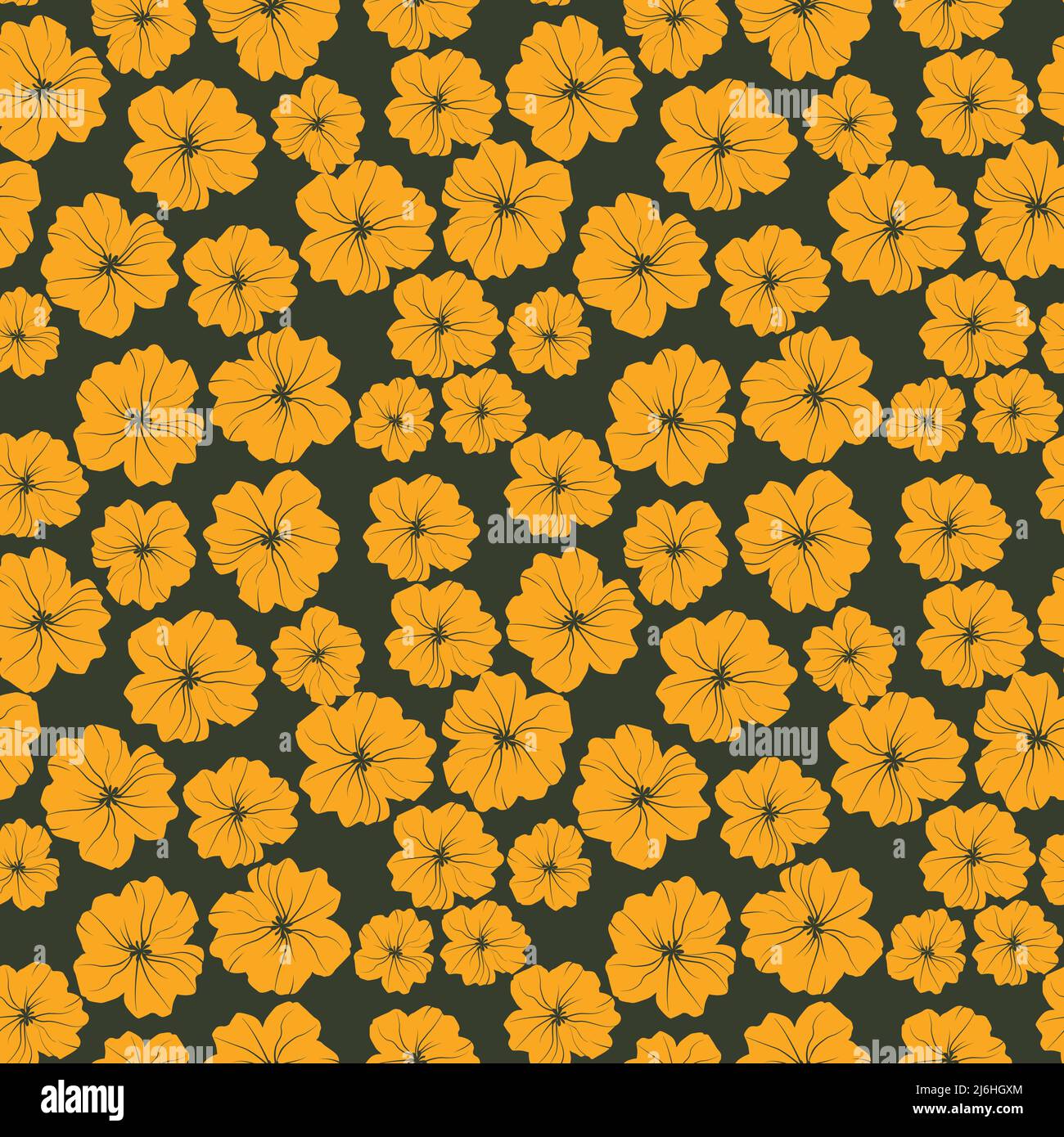 Simple flower seamless pattern design for wallpaper, wrapping paper