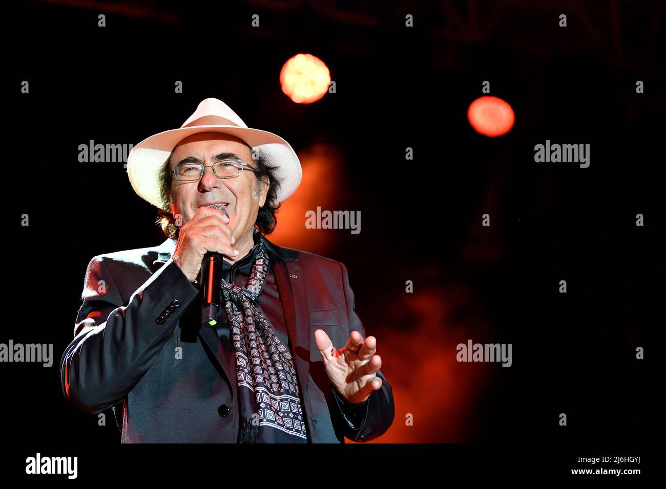 Al Bano Carrisi in concert Stock Photo