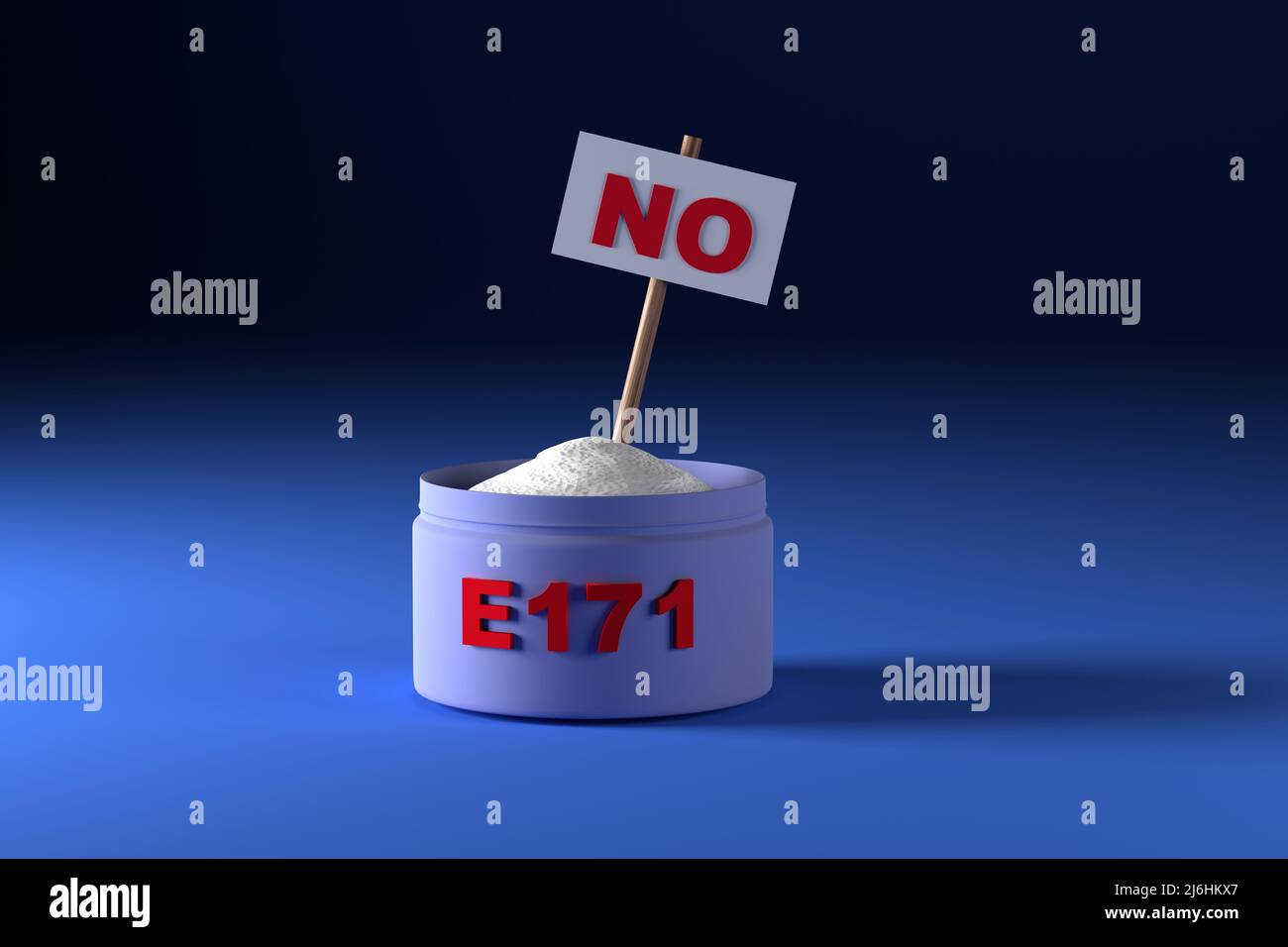 Prohibition of Titanium dioxide in the European Union. Food supplement