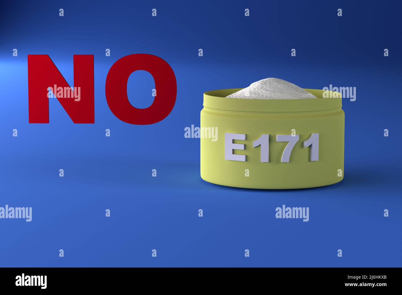 Prohibition of Titanium dioxide in the European Union. Food supplement