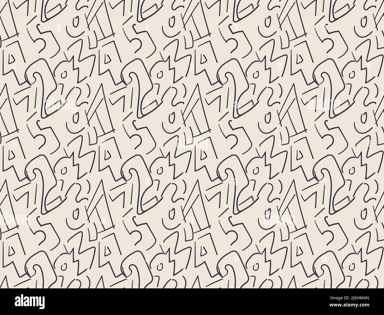 Education pattern seamless vector design. Back to school hand drawn ...