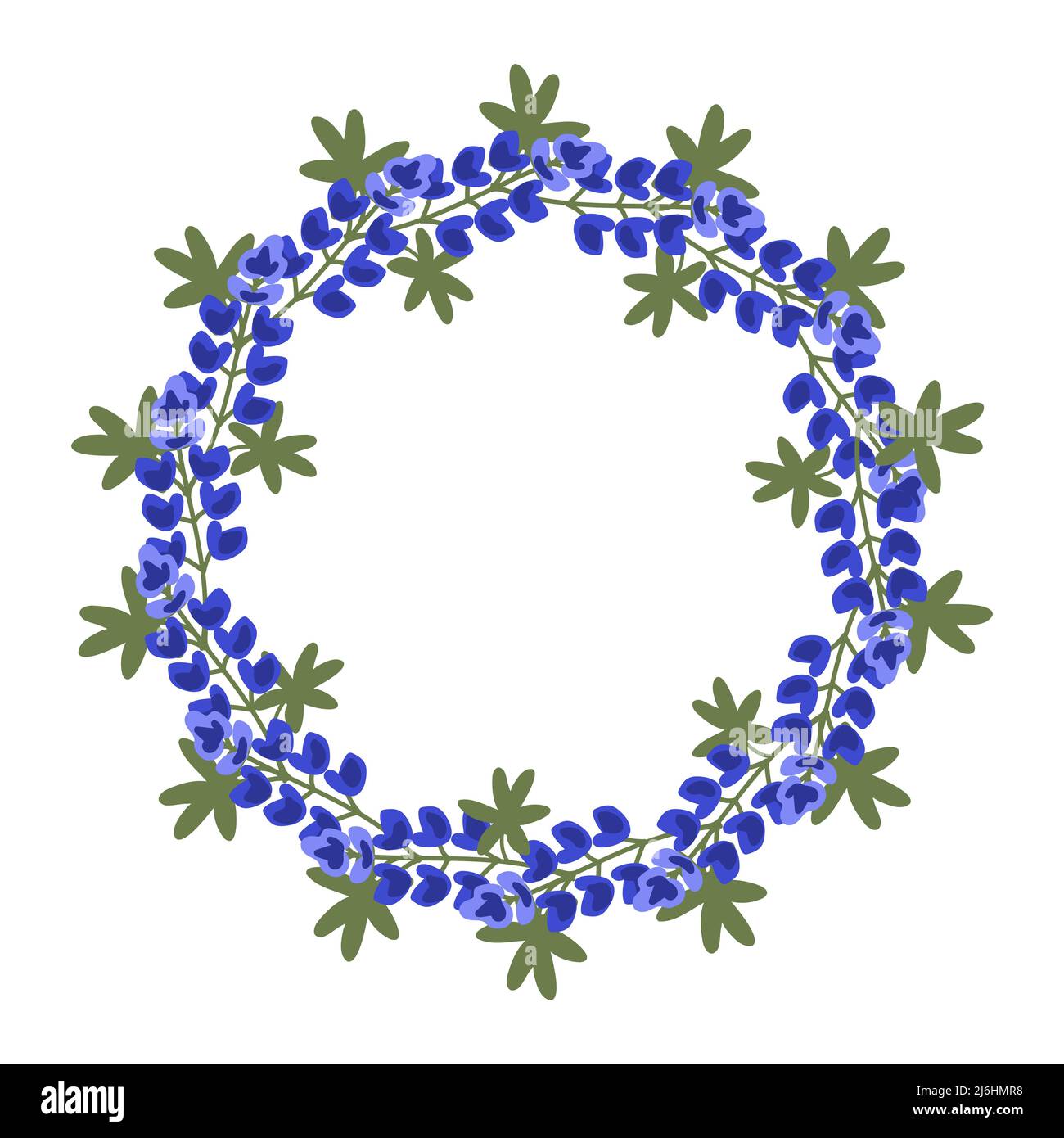 Decorative frame with vector flowers Stock Vector Image & Art - Alamy