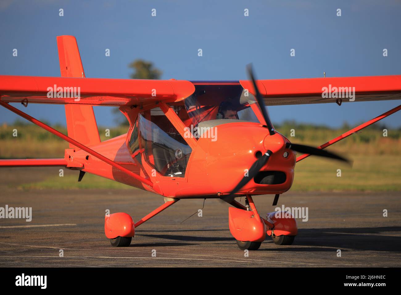 Private propeller plane Aeroprakt32L on the runway Stock Photo Alamy