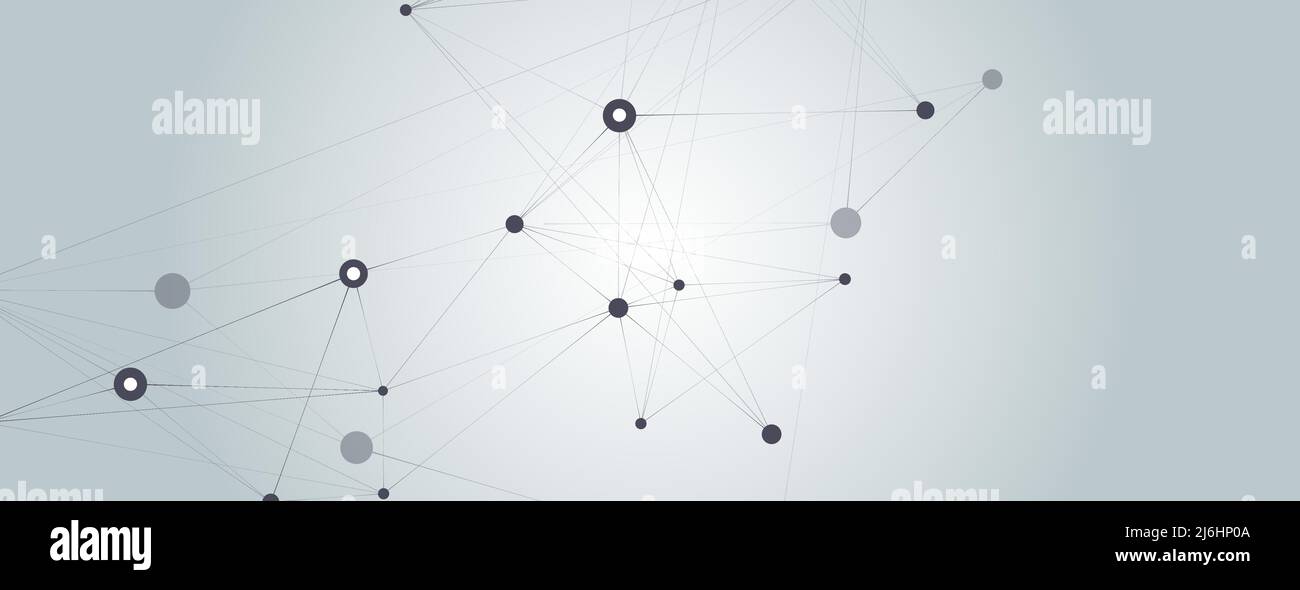 Abstract background with molecular structures. Molecules, DNA, genetic engineering. biology concept. Vector EPS10 Stock Vector