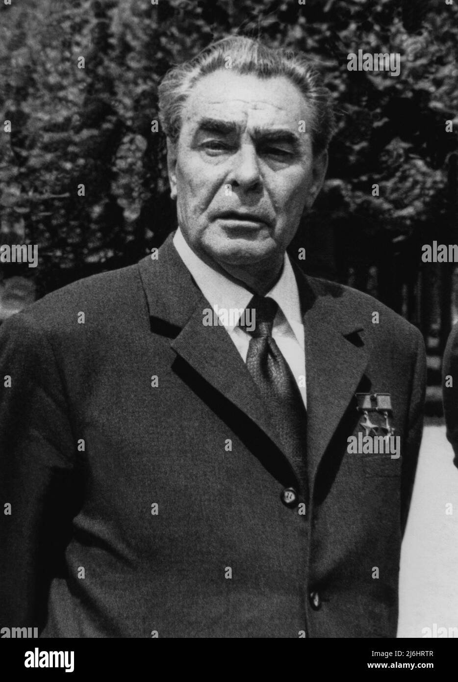 LEONID BREZHNEV Soviet General Secretary 1964-1982 Stock Photo