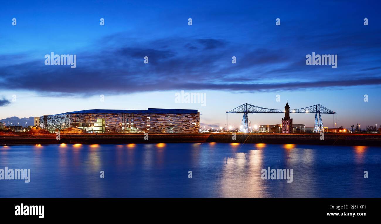 Middlehaven at Middlesbrough Stock Photo