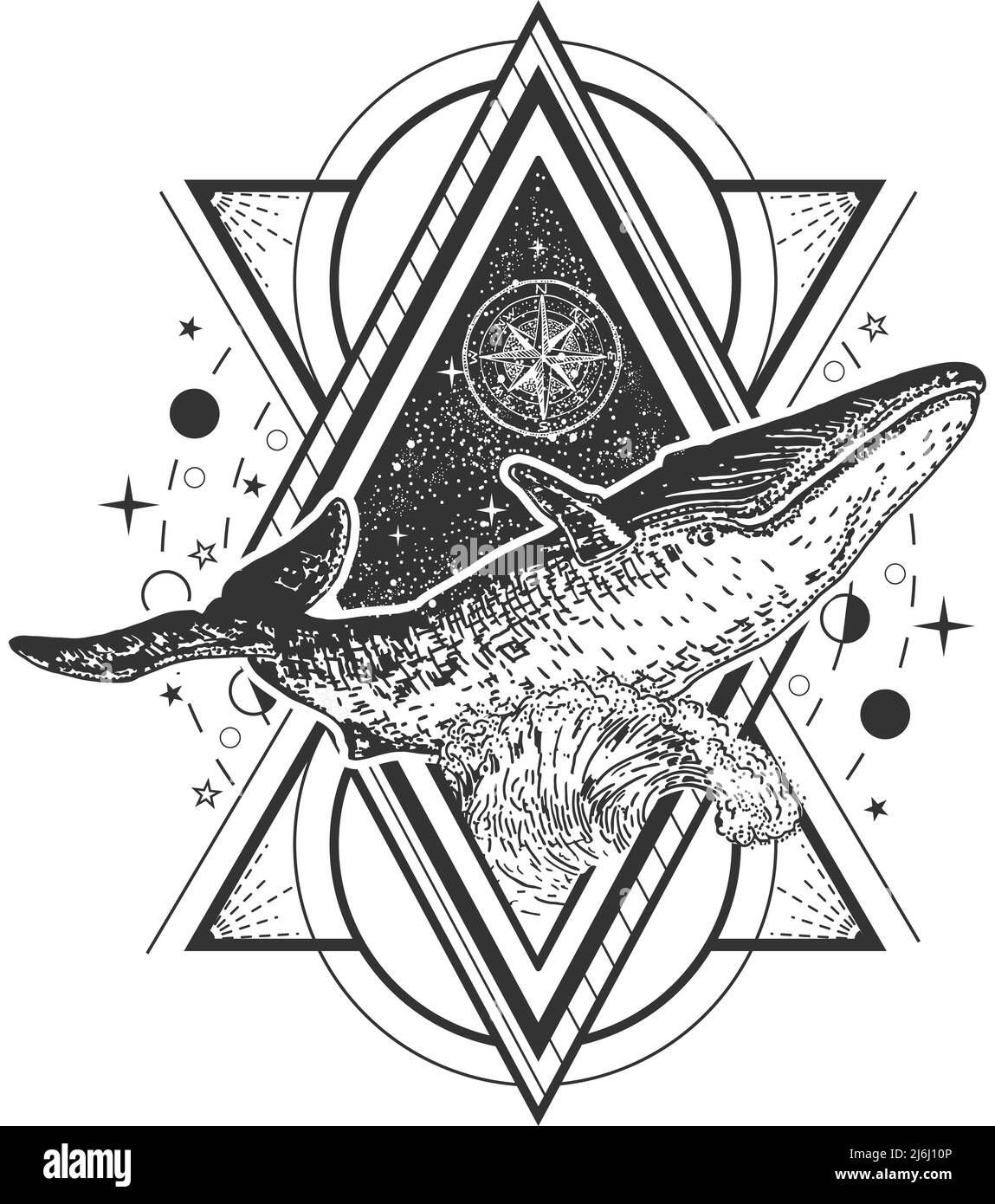 Whale Tattoo Images  Browse 6390 Stock Photos Vectors and Video  Adobe  Stock
