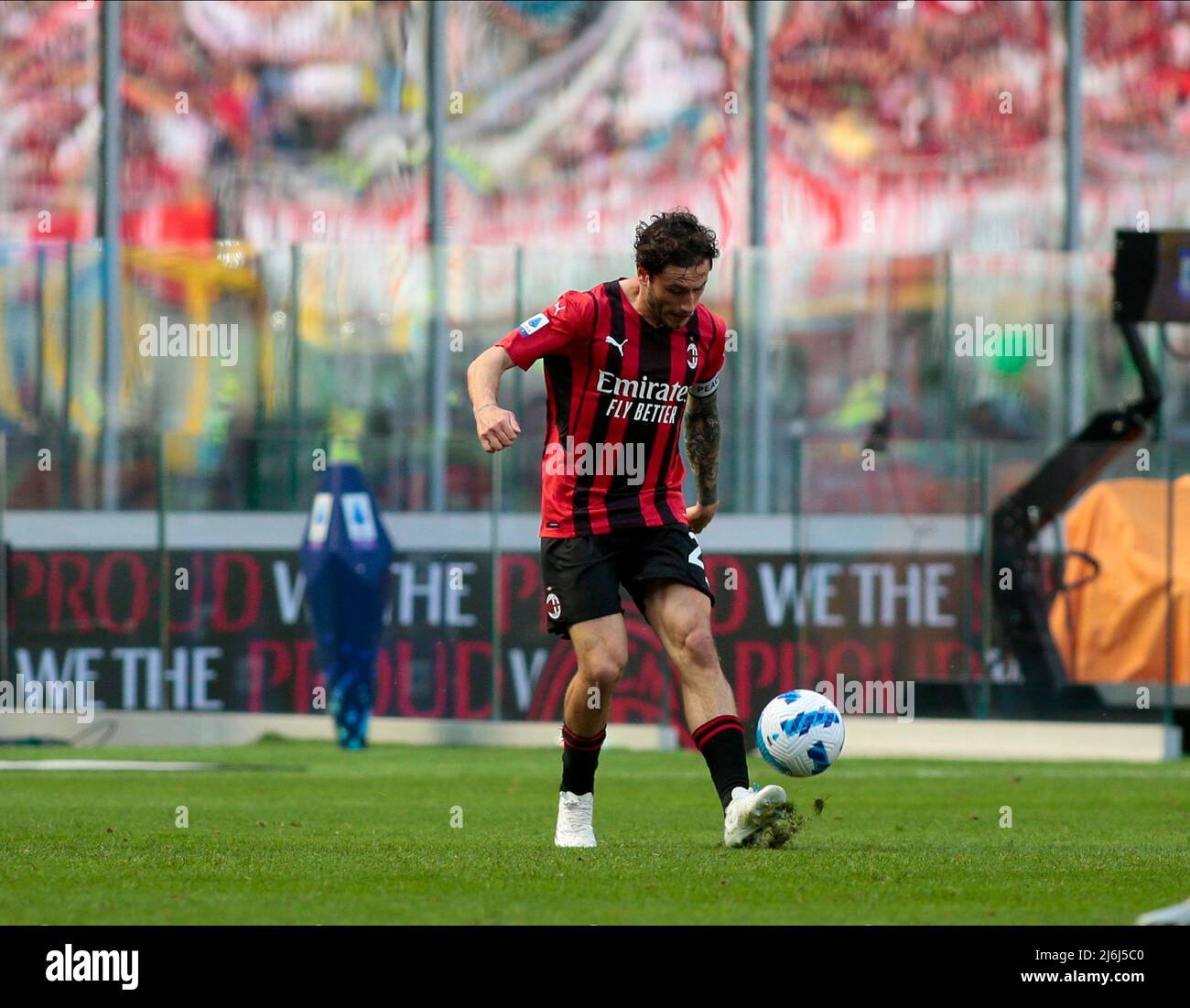 Davide Calabria (Ac Milan) during the Italian championship Serie A