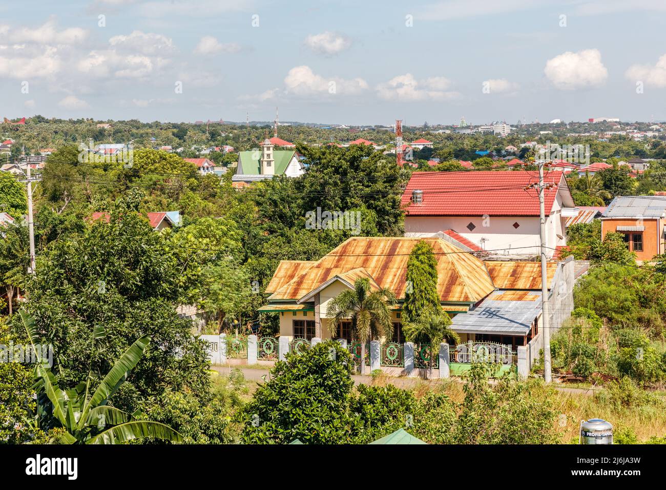 View of Kupang is the provincial capital of East Nusa Tenggara province in southeast Indonesia. Stock Photo