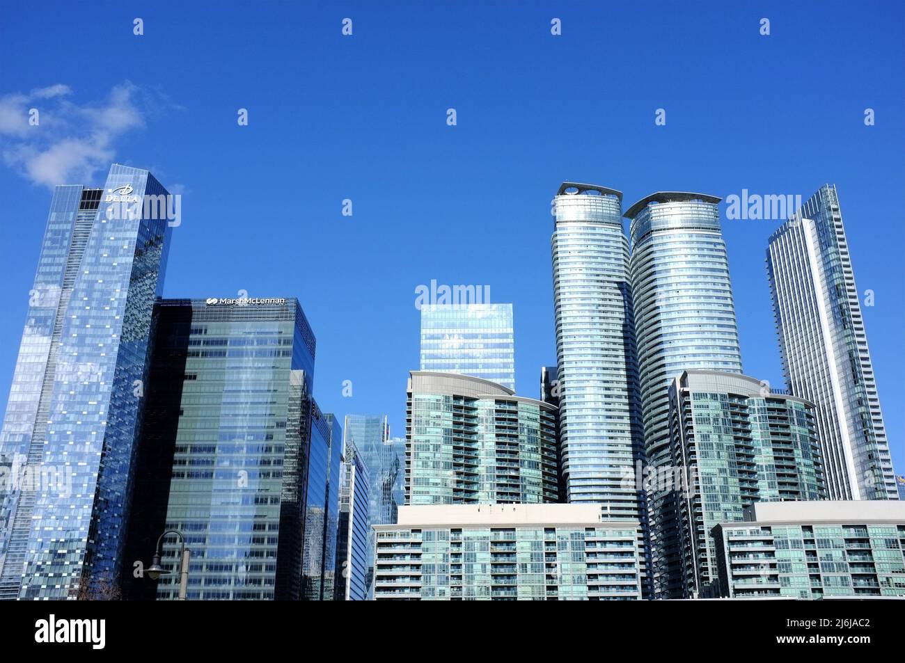 New condominiums in Downtown Toronto Stock Photo - Alamy