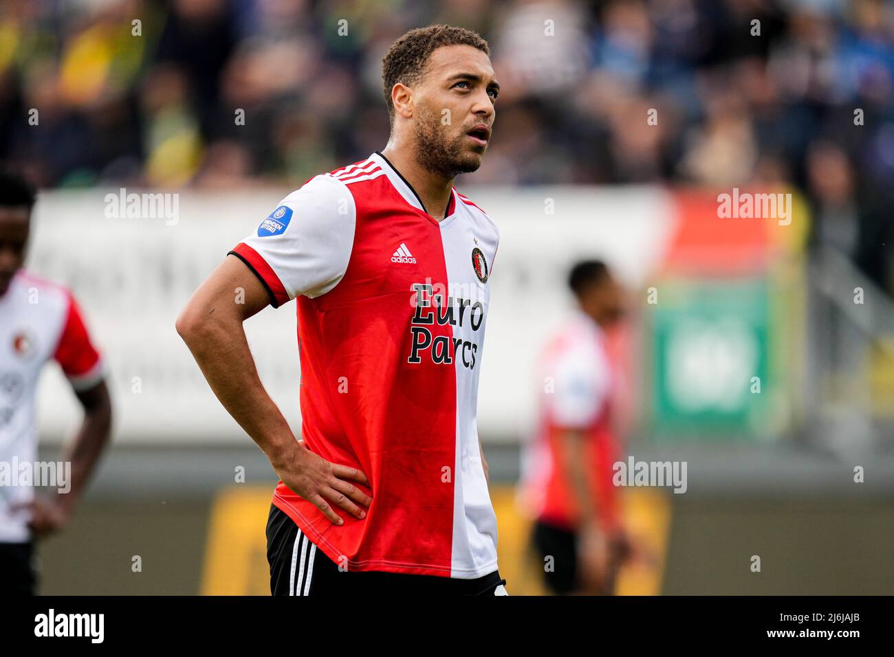 Sittard - Cyriel Dessers of Feyenoord during the match between Fortuna  Sittard v Feyenoord at Fortuna Sittard Stadion on 1 May 2022 in Sittard,  Netherlands. (Box to Box Pictures/Yannick Verhoeven Stock Photo - Alamy