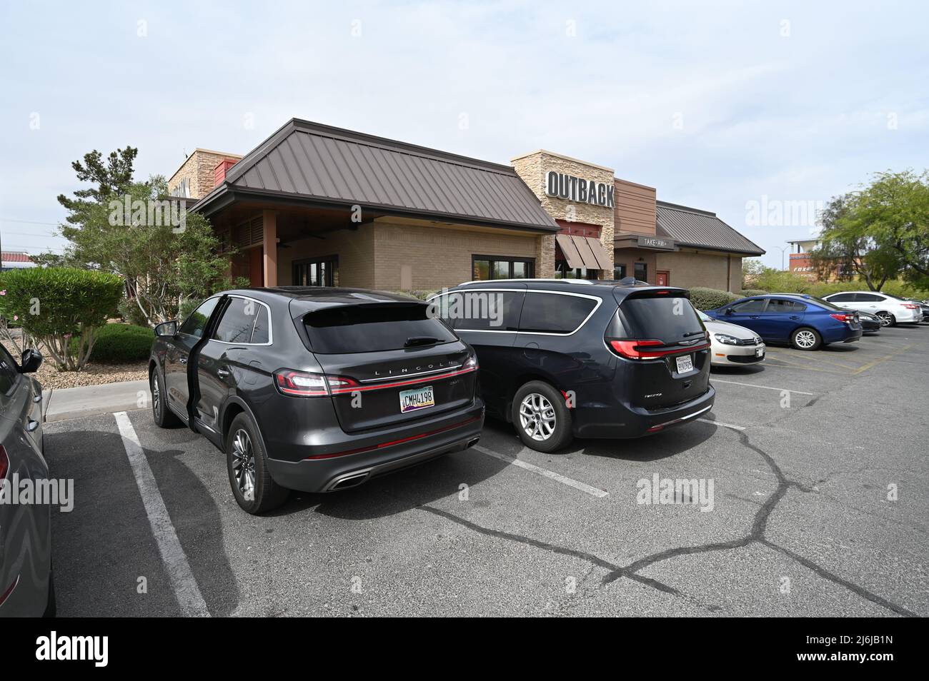 An Outback steakhouse in Las Vegas Stock Photo Alamy