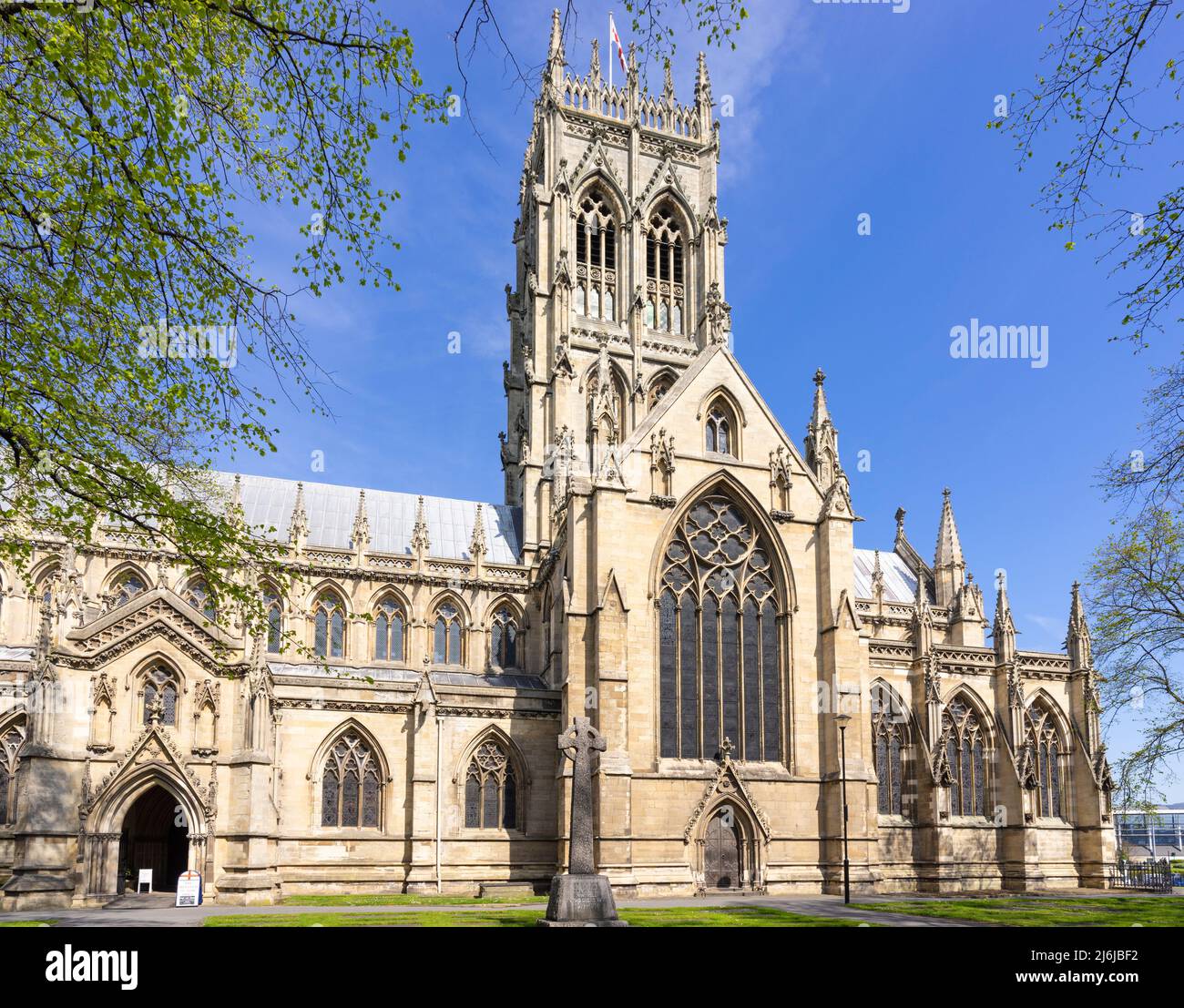 The Minster Church of St George or Doncaster Minster Doncaster South Yorkshire England uk gb Europe Stock Photo