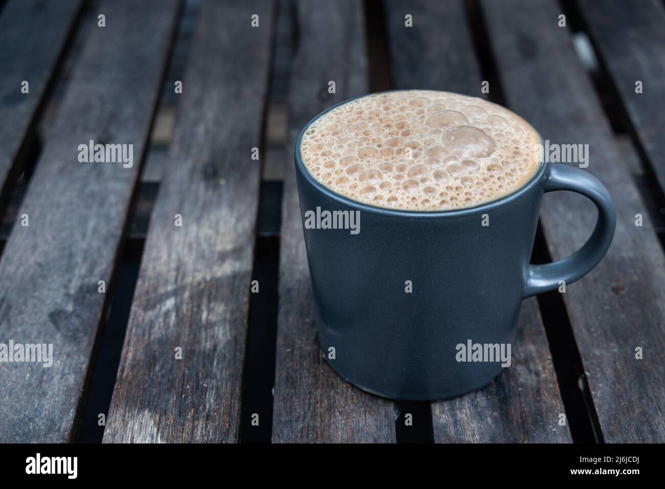 Teh Tarik, is infused black tea with milk served in thick froth. Popular drinks in Malaysia