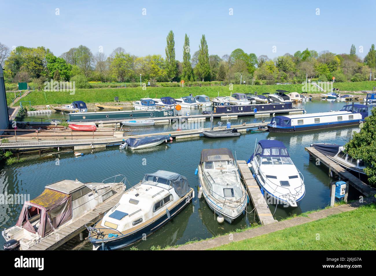 Leisure marinas boats moored in thames ditton marina surrey long hires
