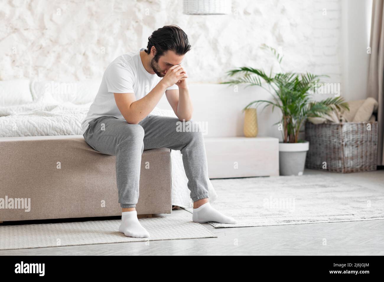 Lonely young man hi-res stock photography and images - Alamy