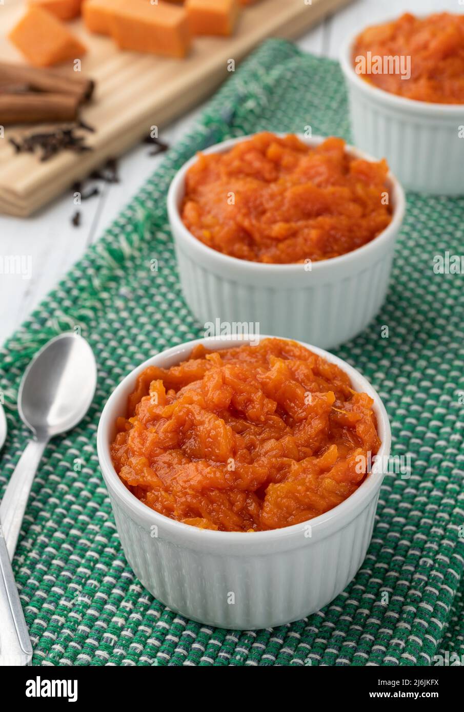 Traditional brazilian pumpkin sweet dessert with cloves and cinnamon Stock Photo Alamy