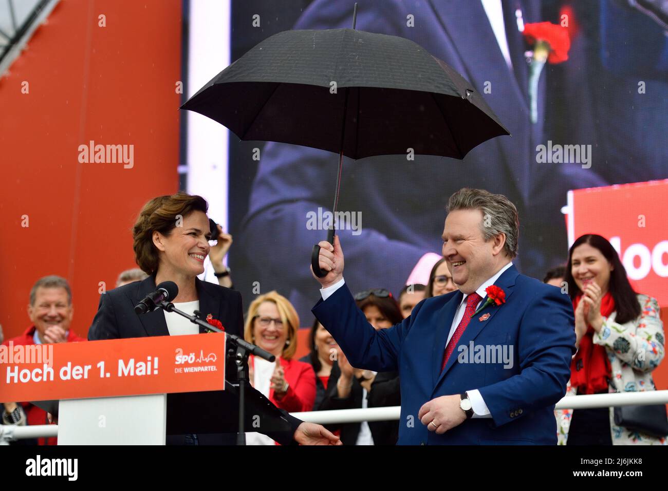 Labor Day 2022 With Pamela RendiWagner And Michael Ludwig Stock Photo