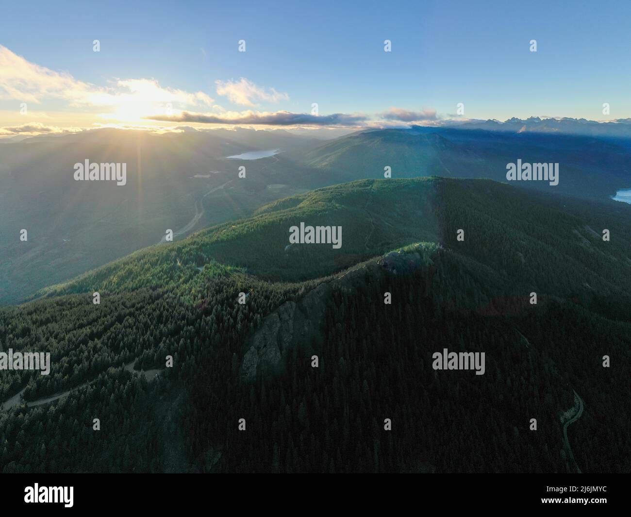 Amabilis Mountain is a mountain in Washington State Stock Photo