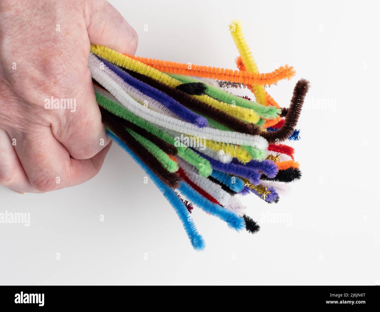 Coloured pipe cleaners hi-res stock photography and images - Alamy
