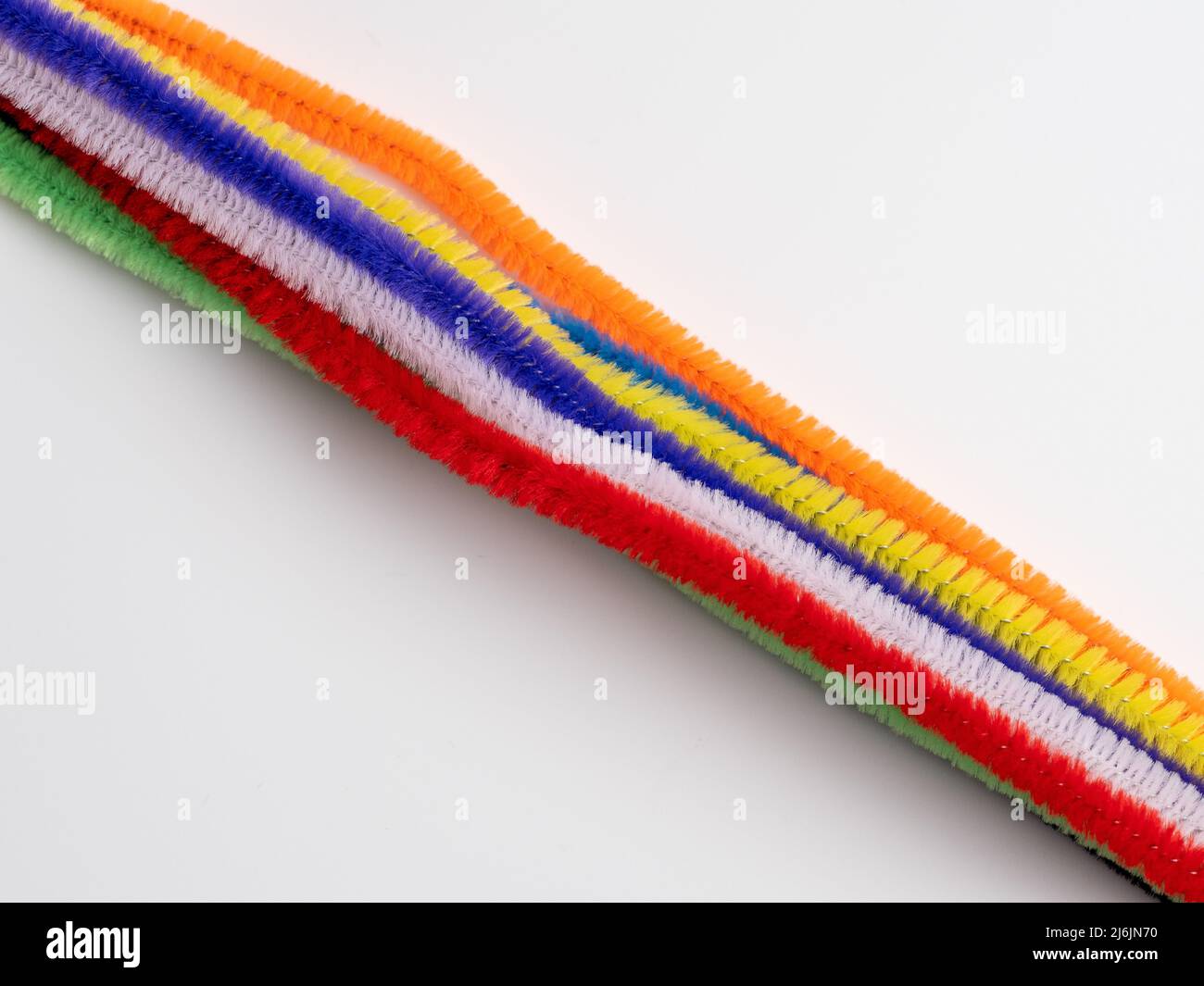 Pipe Cleaners On White Background Stock Photo 1505132162