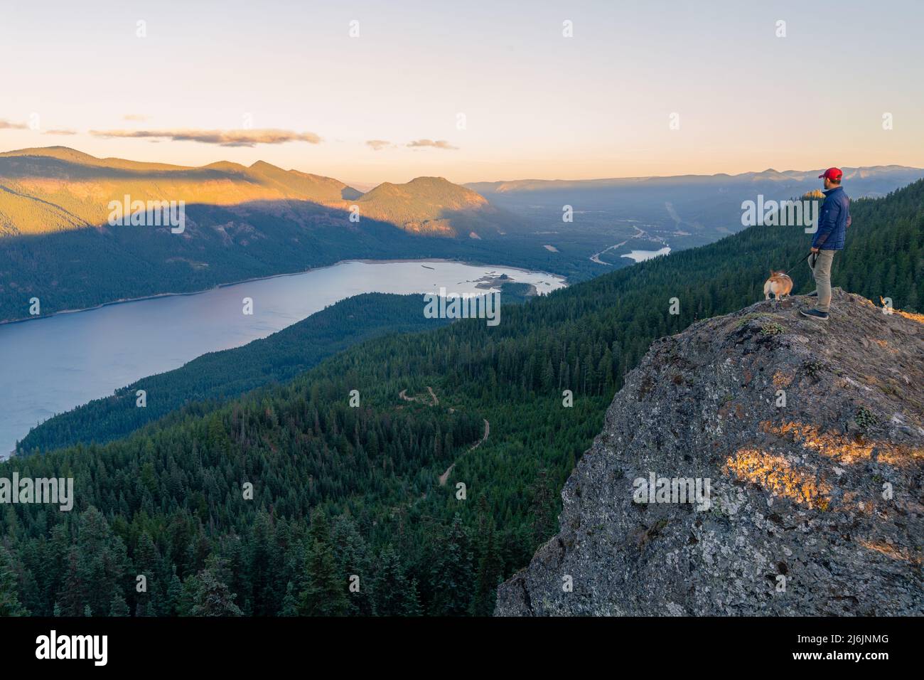 Amabilis Mountain is a mountain in Washington State Stock Photo