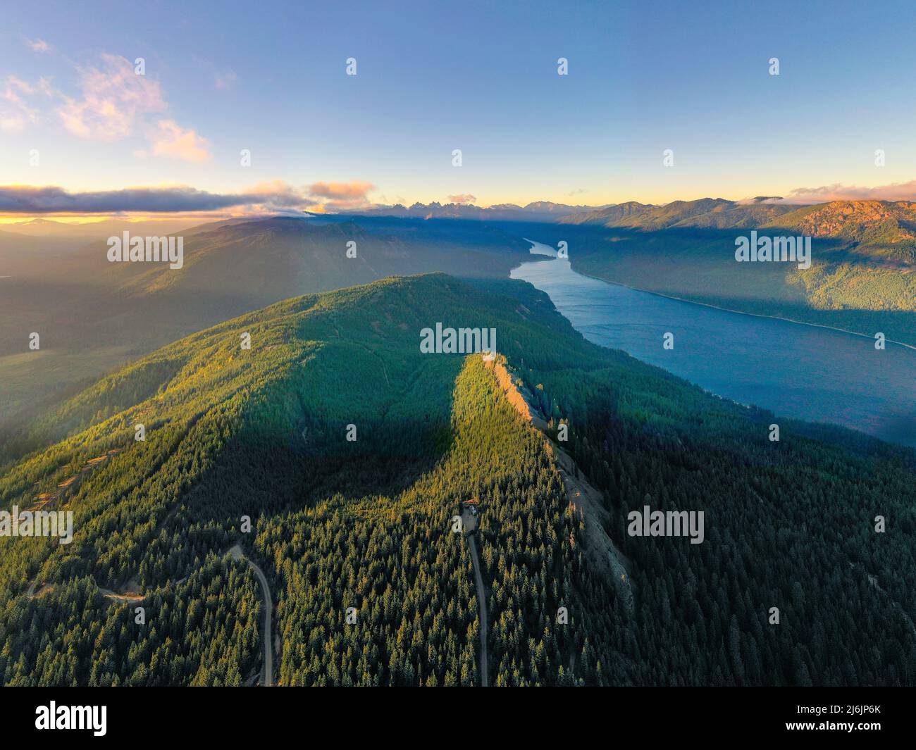 Amabilis Mountain is a mountain in Washington State Stock Photo