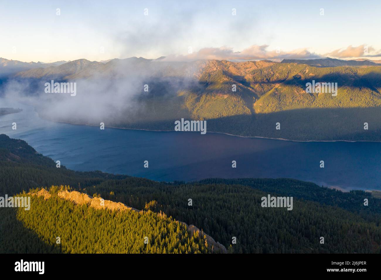 Amabilis Mountain is a mountain in Washington State Stock Photo