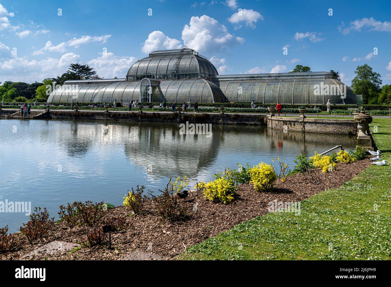 The Palm House at Kew Gardens Stock Photo