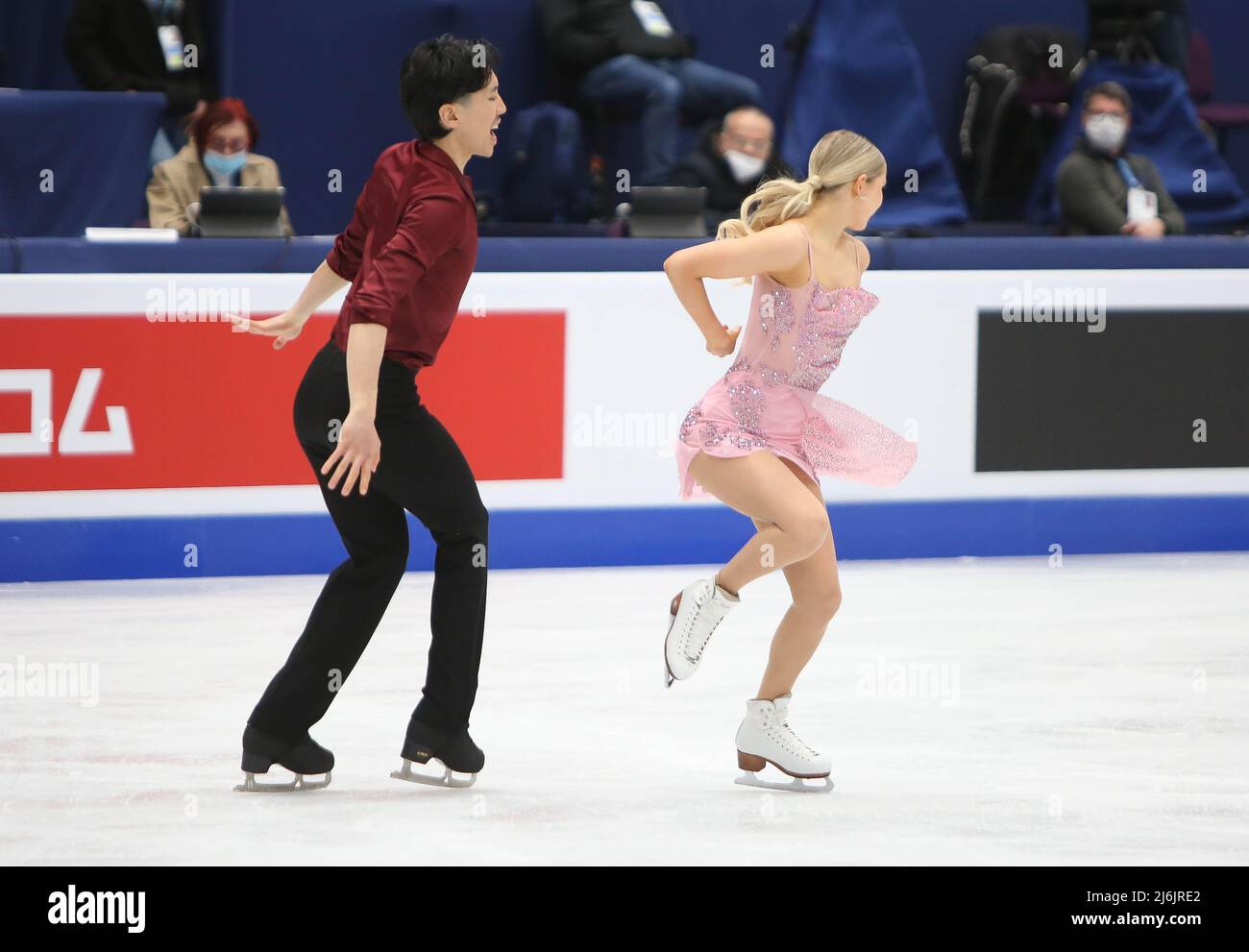Holly HARRIS / Jason CHAN of Australie during the ISU World Figure