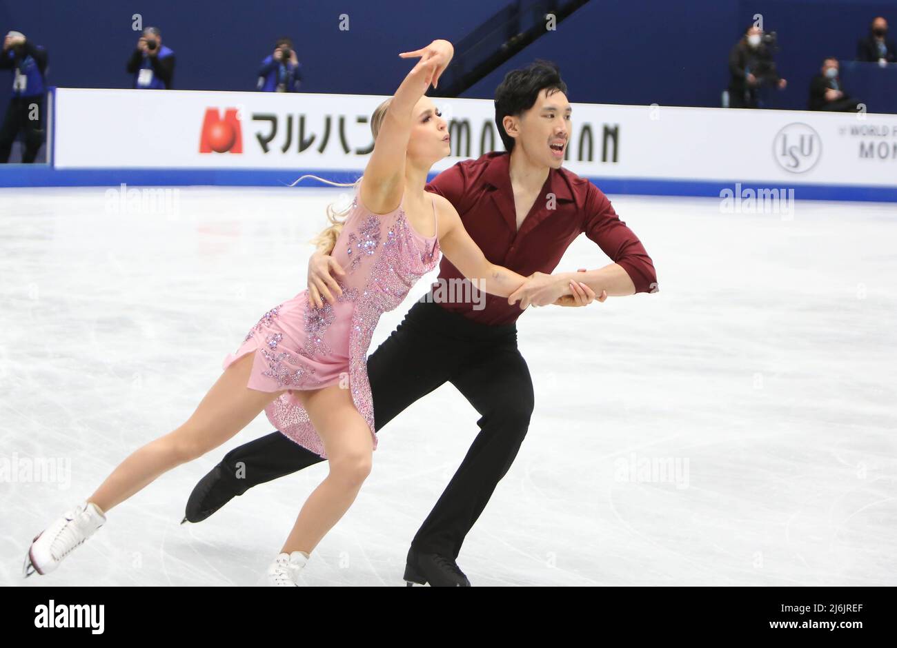 Holly HARRIS / Jason CHAN of Australie during the ISU World Figure