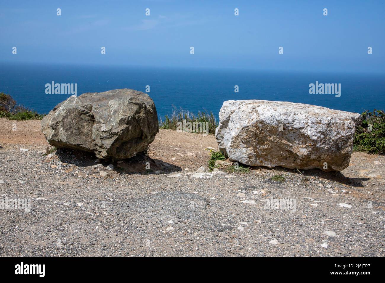 When traveling south on Highway 1, some of the most beautiful landscape along the coast of California is here in Big Sur. Stock Photo