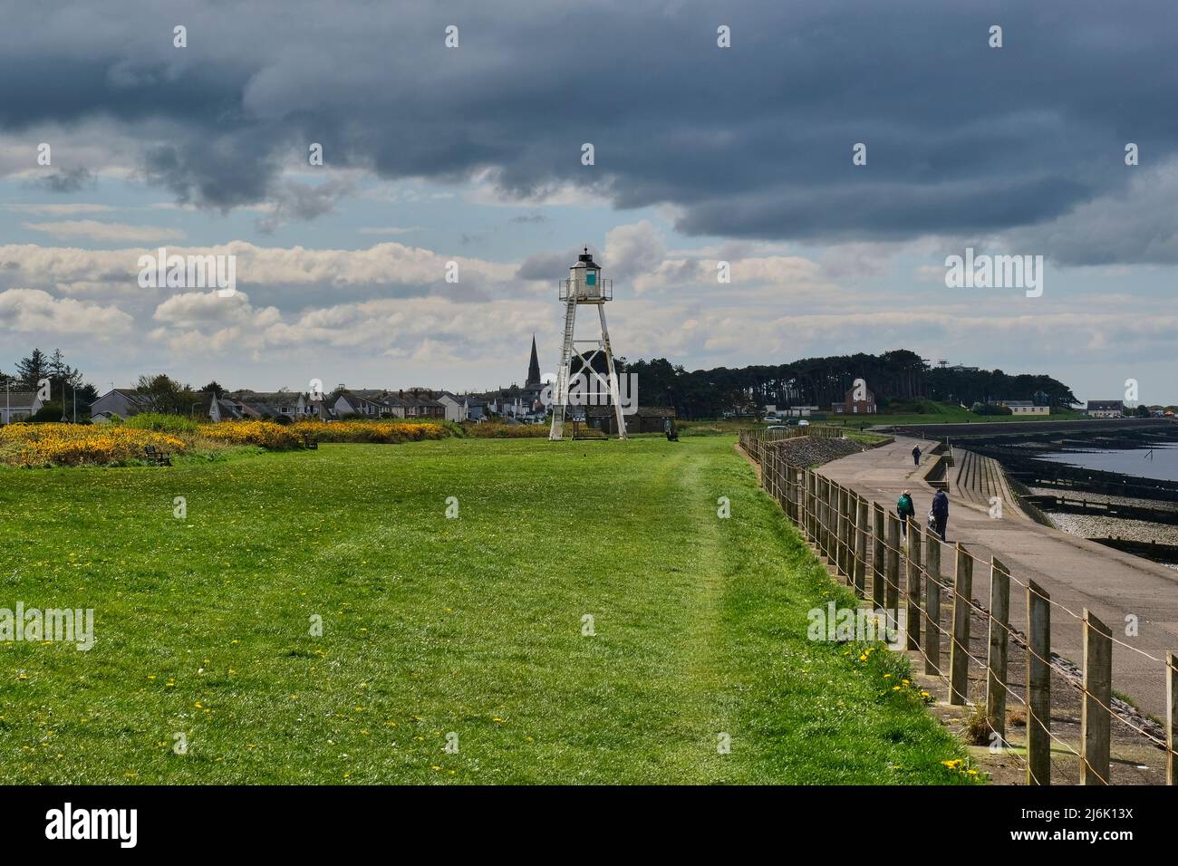 Cote Lighthouse, Silloth, Cumbria Stock Photo Alamy