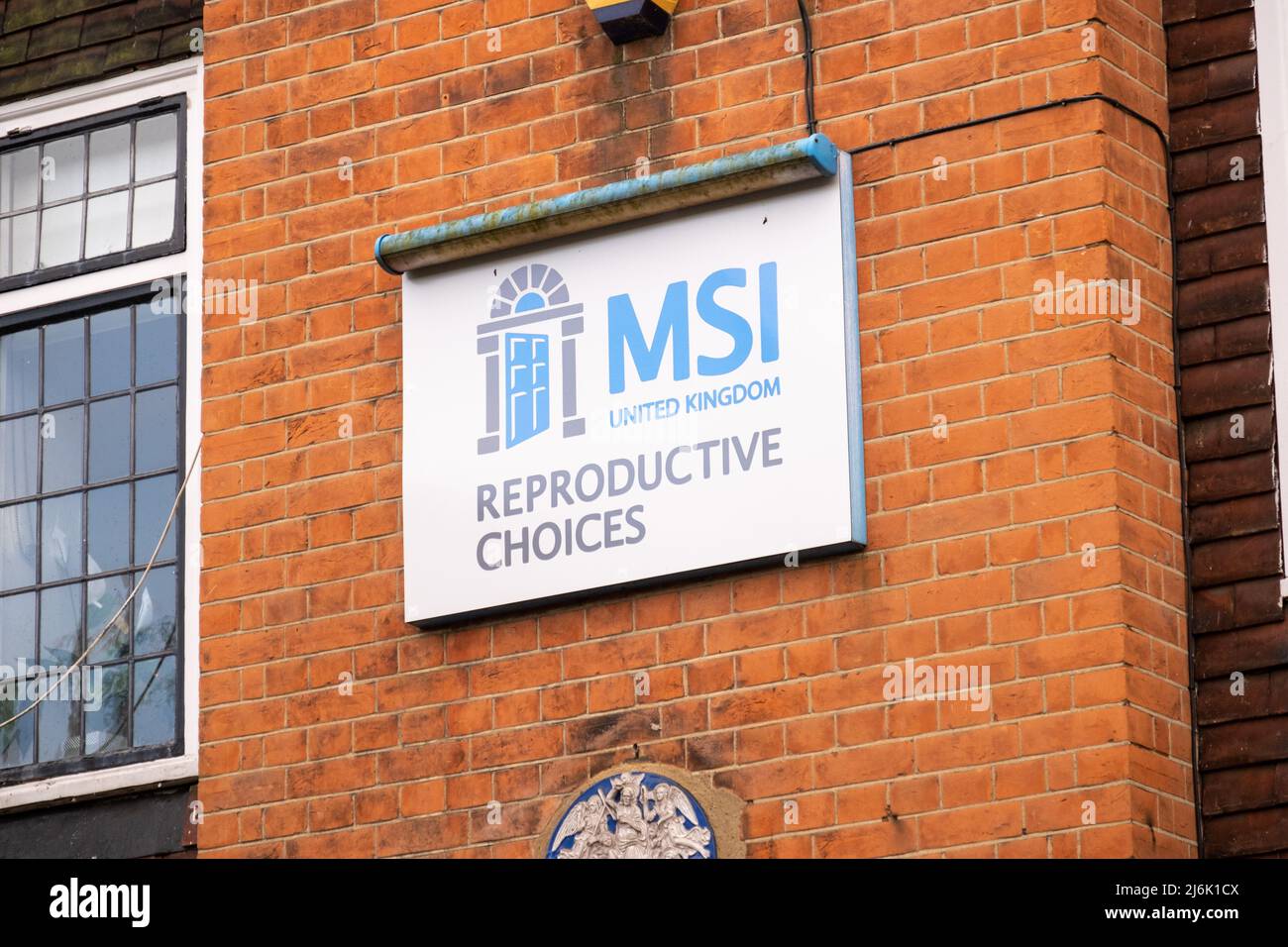 London, April 2022: MSI Choices abortion clinic in Ealing, west London Stock Photo