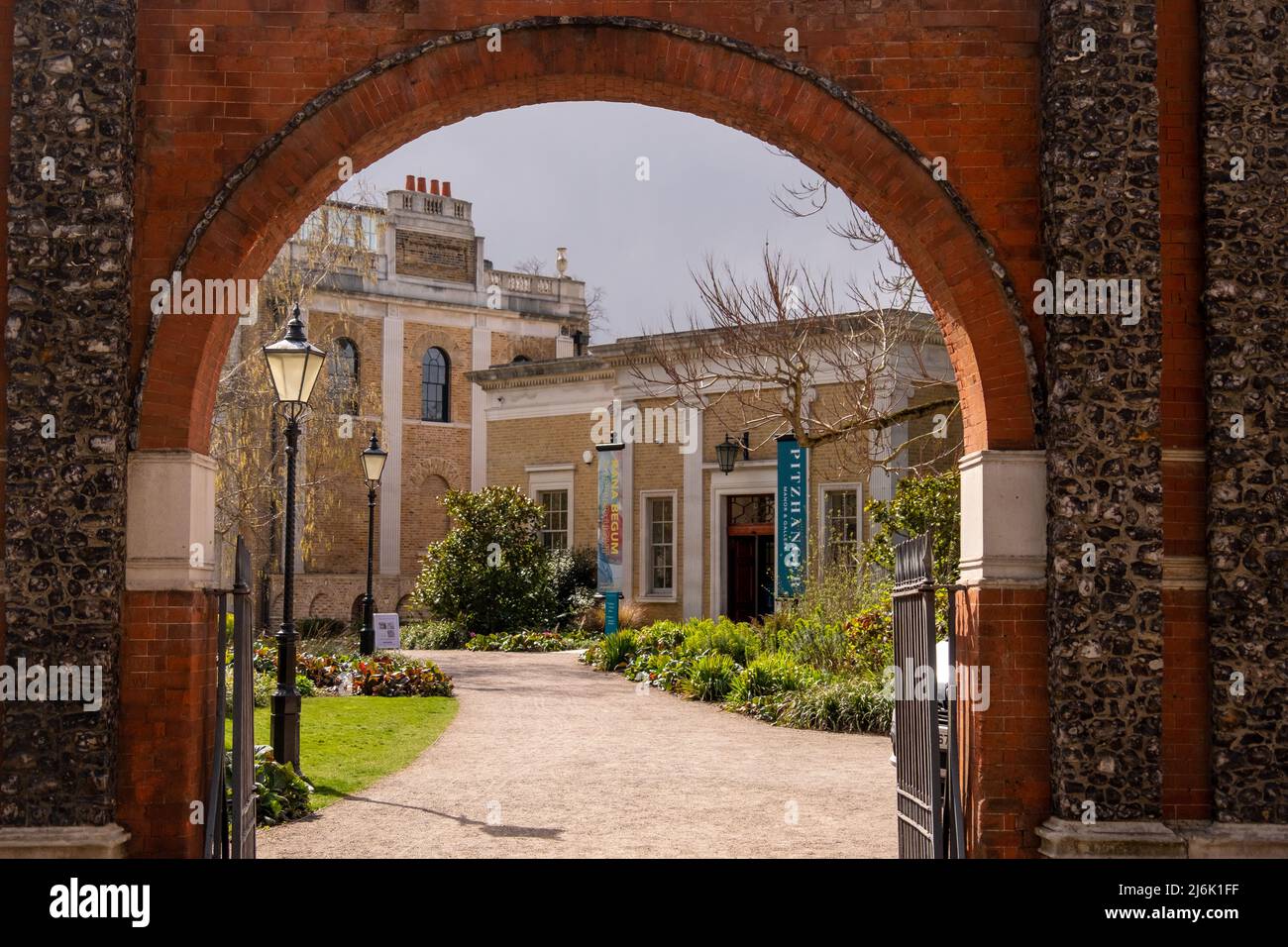 London- April 2022: Pizthanger Manor, a historic house in Ealing, west London- recently reopened as a local attraction with gallery and grounds Stock Photo