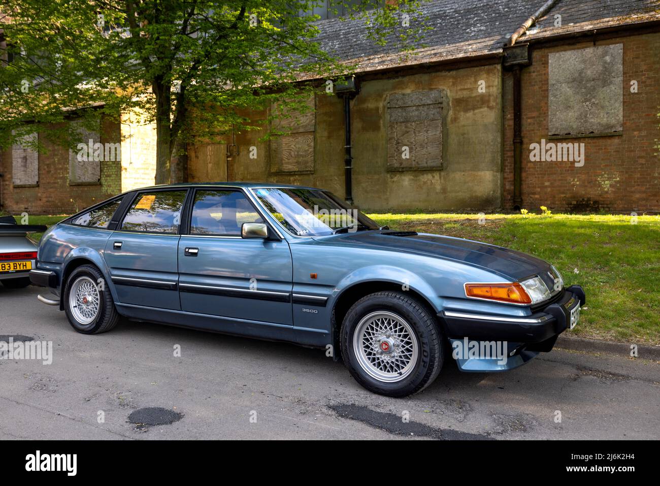 Rover SD1, on display at the April Scramble held at the Bicester Heritage Centre on the 23rd April 2022 Stock Photo