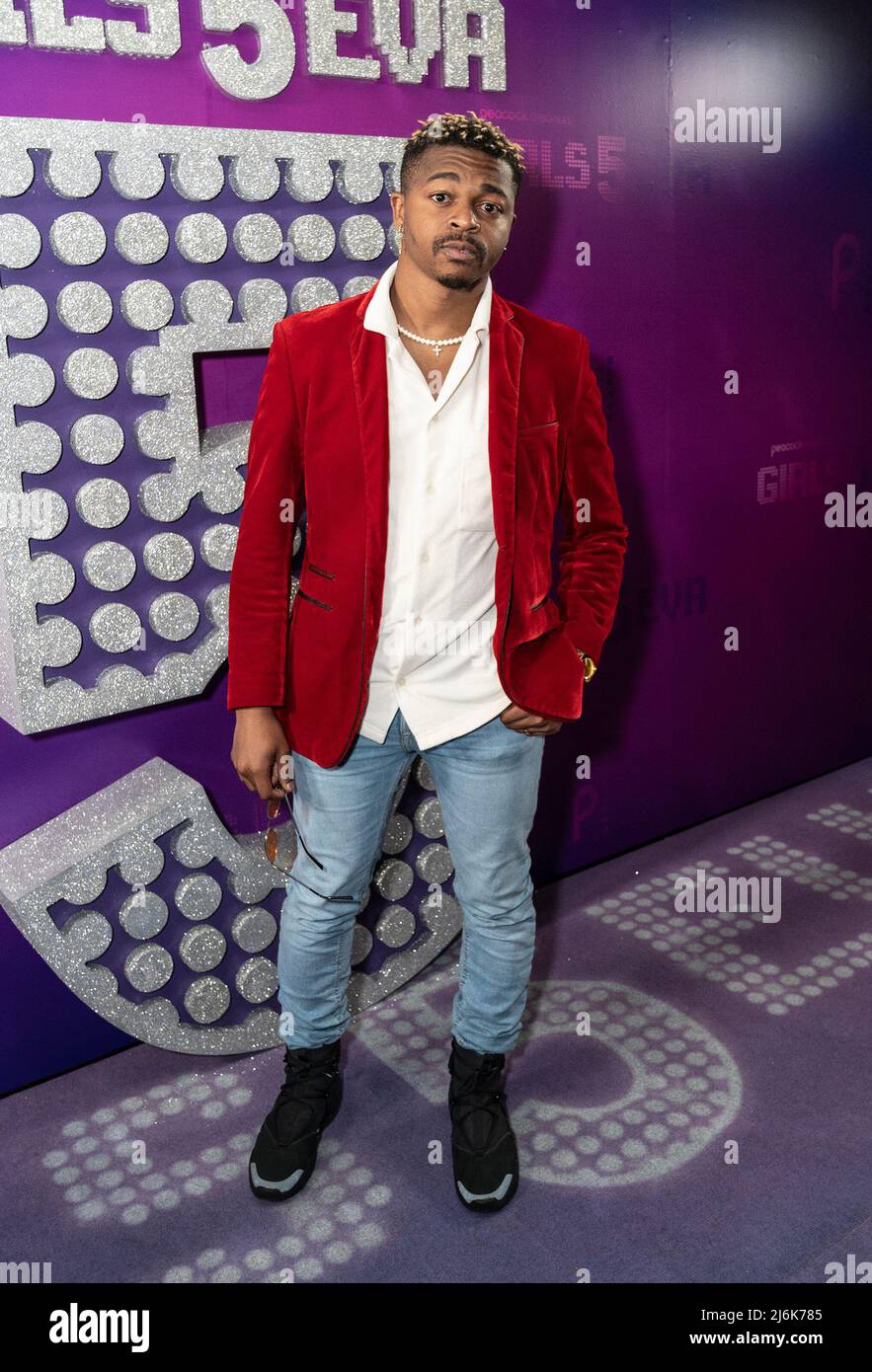 May 1, 2022, New York, New York, United States: Jeremiah Craft attends season 2 of Girls5Eva premiere by Peacock at Roxy hotel  (Credit Image: © Lev Radin/Pacific Press via ZUMA Press Wire) Stock Photo