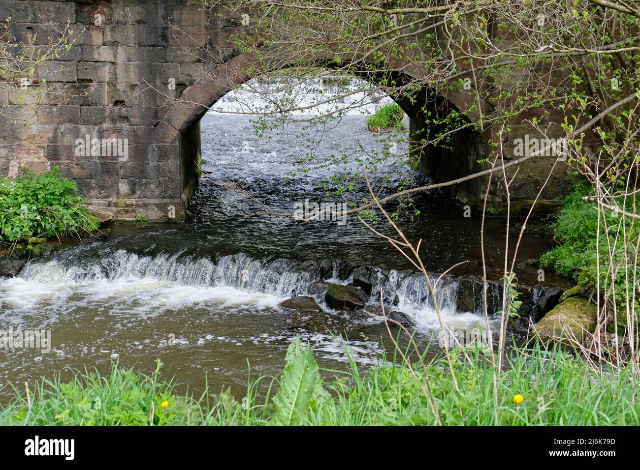 Oakamoor Bridge, Staffordshire Stock Photo
