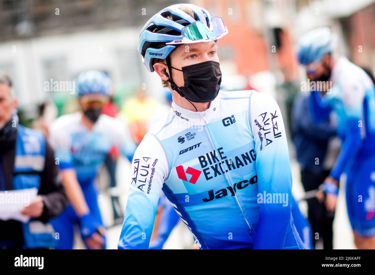 Narcea, Spain. 1st May, 2022. Lawson Craddock (Team BikeExchange