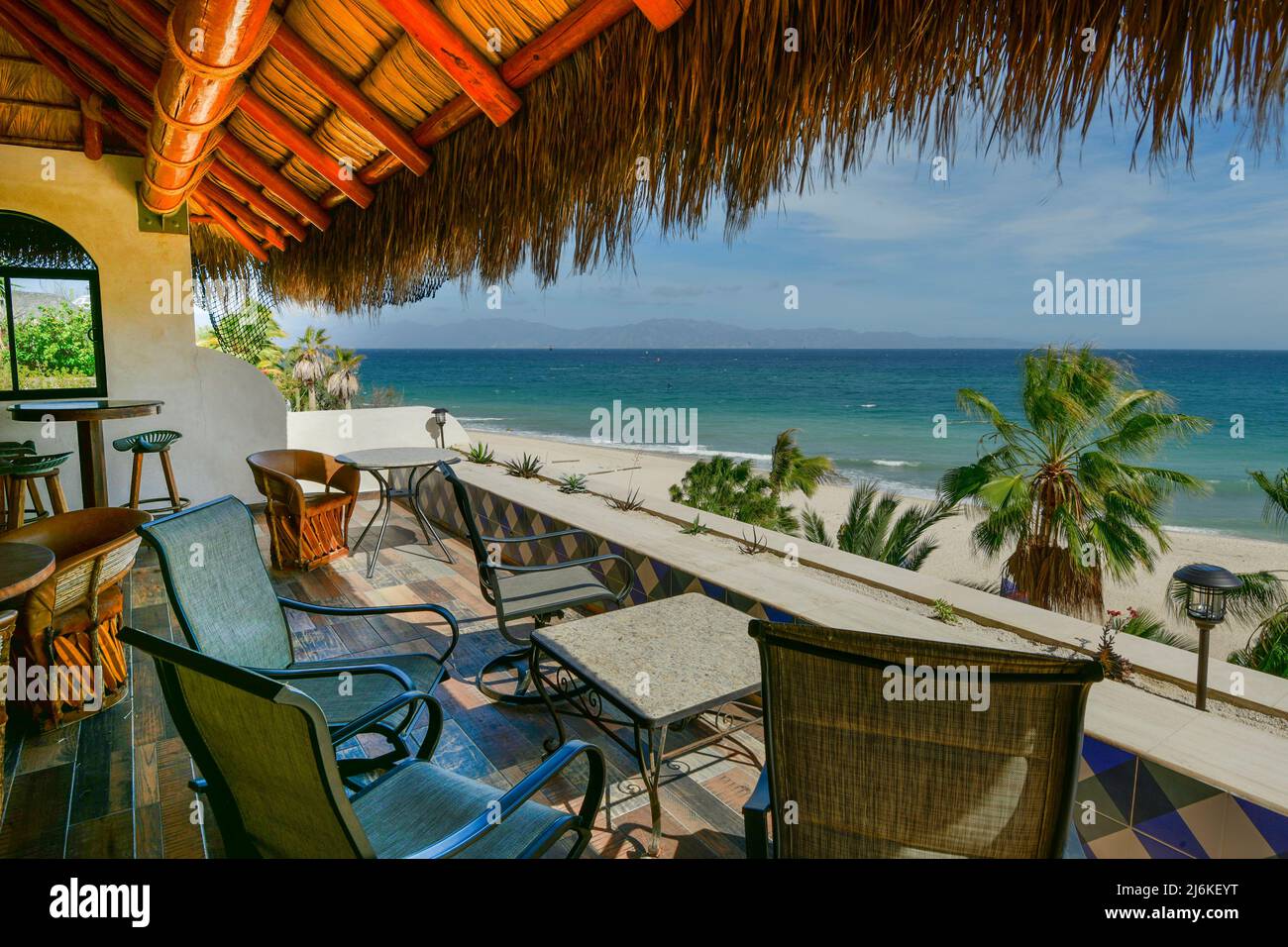 Mexico, Baja California Sur, El Sargento, Ventana Bay Resort Stock Photo