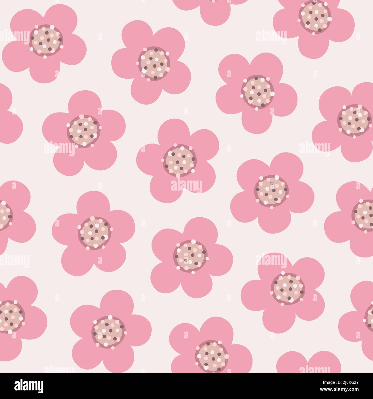 Flower pastel pattern Stock Vector