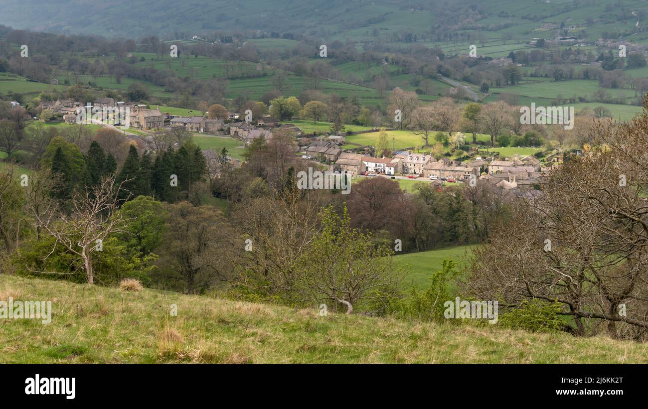 West Burton, Bishopdale, Wensleydale, Yorkshire Dales, England, UK Stock Photo