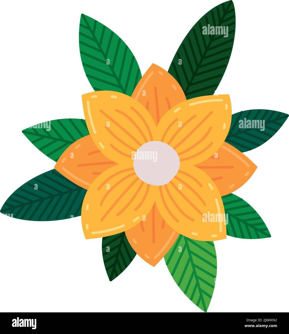 cute blue flower Stock Vector Image & Art Alamy