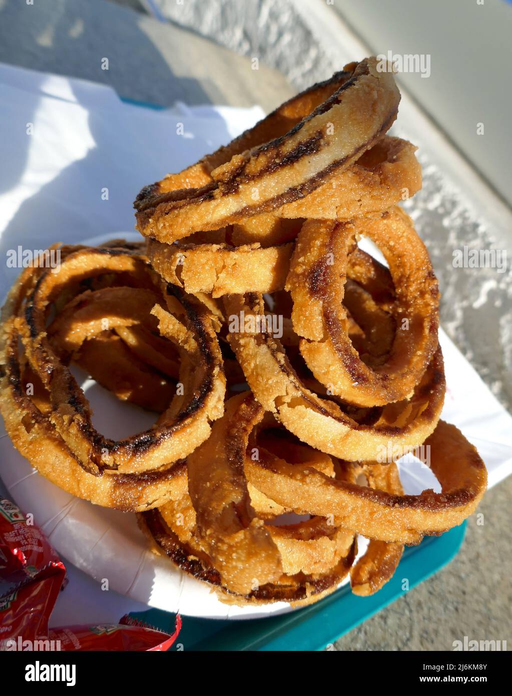 Burger king onion rings on hi-res stock photography and images - Alamy