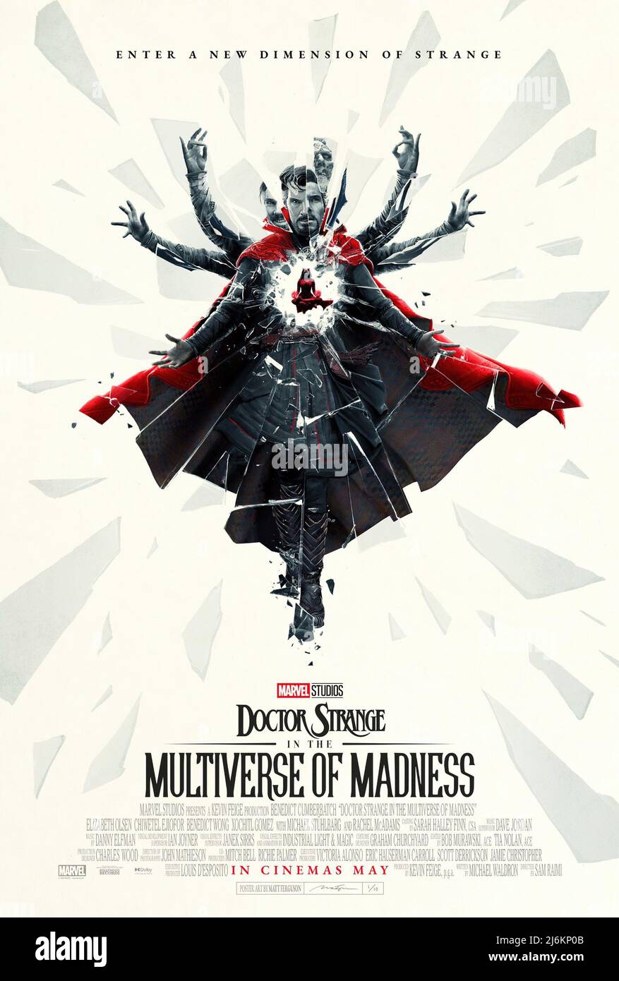 DOCTOR STRANGE IN THE MULTIVERSE OF MADNESS, special poster art by Matt Ferguson for ODEON