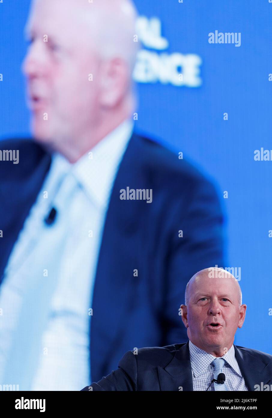 David Solomon, Chairman and CEO of Goldman Sachs, speaks at the 2022 Milken  Institute Global Conference, in Beverly Hills, California, U.S., May 2,  2022. REUTERS/Mike Blake Stock Photo - Alamy